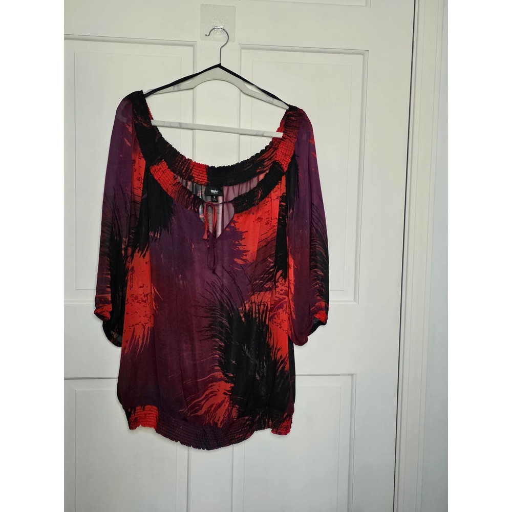 6 Mossimo sheer top, sz 3X